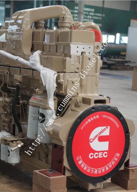Μηχανή diesel KT19-C450 CCEC Chongqing Cummings για τα μηχανήματα υδραντλιών και βιομηχανίας